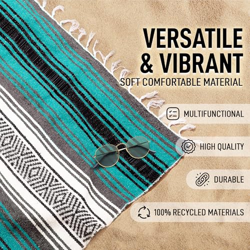 image for Hydration Nation Authentic Extra Large Mexican Blanket - 70