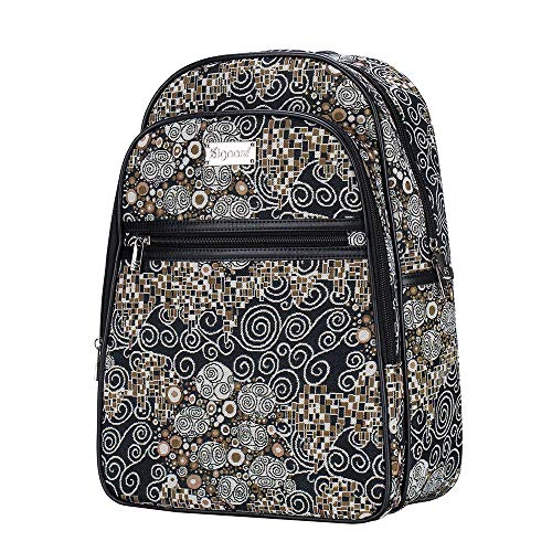 Signare Tapestry Backpack for Women Computer Rucksack Knapsack bookbags for women In Gustav Klimt The Kiss (BKPK-KISS)2