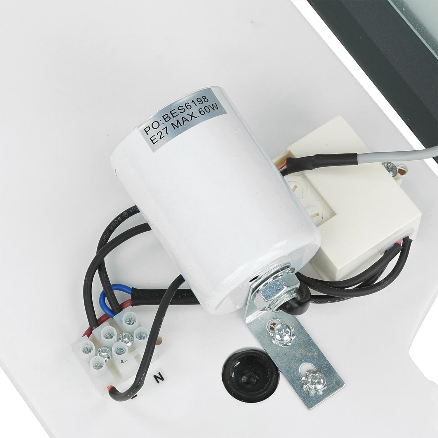 Licht-Erlebnisse Wandleuchte Außen Aluguss Glas Anthrazit IP44 Garten/Terrasse 360 E27 max. 60 Watt Rustikal Livorno Hof Außenlampe Wandlampe Außen rustikal antik