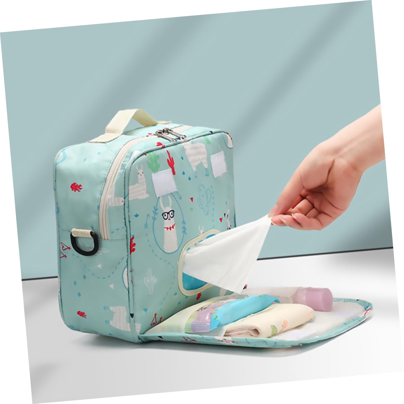 TOYANDONA 2stücke Wiederverwendbare Wickeltasche Für Praktische Und wasserdichte Aufbewahrungslösung Für Windeln Für Unterwegs Mit Buntem Design Und Strapazierfähigem Material