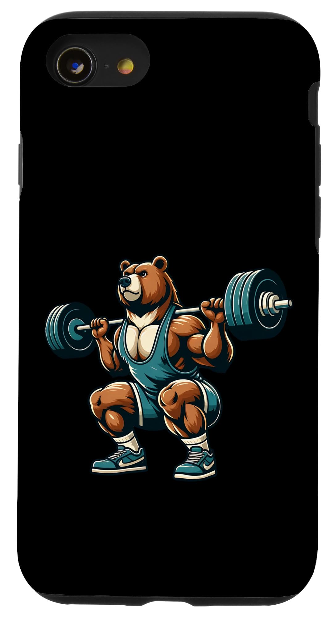 iPhone SE (2020) / 7 / 8 Bear Barbell Design For Bodybuilders Bodybuilding Case