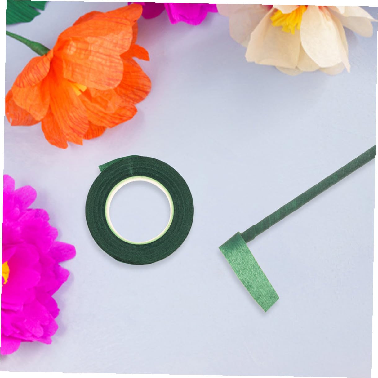 CALLARON 12 Rolls Floral Tape for Flower Arrangements and Bouquet Stems