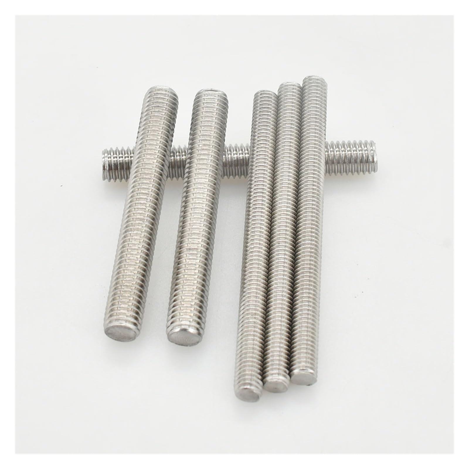 Gewindestange Edelstahl-Gewindestange, vollständig metrisches Gewinde, Stangenbolzen, Schraubenbefestigungen, Bolzenstangen(300mm,M12 (2Pcs))