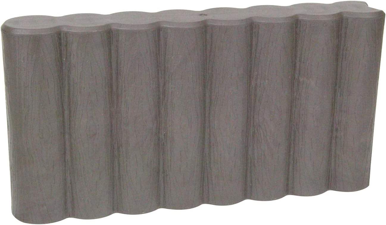 Safety-3 Garden Edge Blocks, Slim, Width 14.6 x Depth 2.2 x Height 7.5 inches (370 x 56 x 190 mm), Set of 10