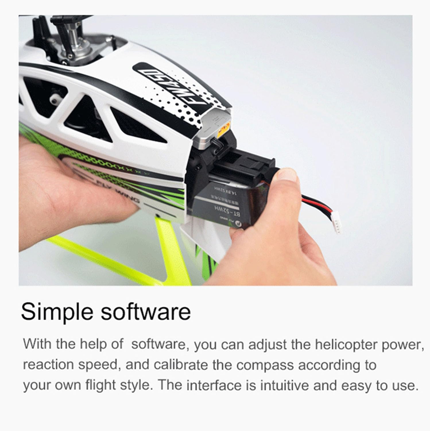 TOUCAN RC HOBBY RTF FW450L V3 - Elicottero RC Smart Drone GPS, volo artistico per auto, una chiave di ritorno