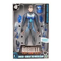 GORMITI THE NEW ERA – Scion Del Clan Dell’Acqua Carter, Action Figure 27 Cm Articolato, Personaggio Gormiti Con Casco Ed Armatura Effetto Silver Rimovibili, Per Bambini A Partire Dai 3 Anni