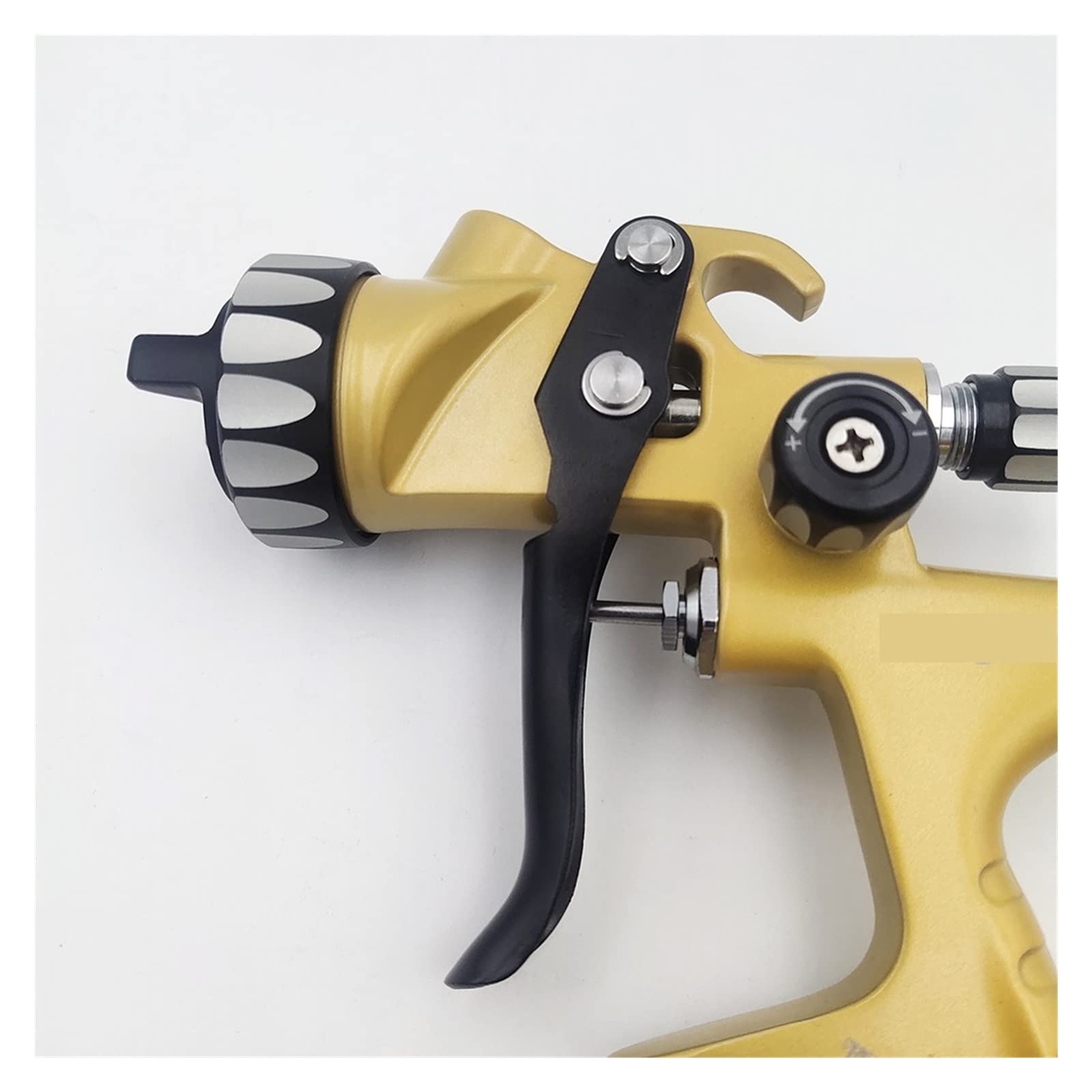 HVLP Auto Paint Spray Gun 1.3mm Home Industrial Tools Baja Presión Manual Cup Capacidad 600ml,Resistente a la corrosión(Blauw)