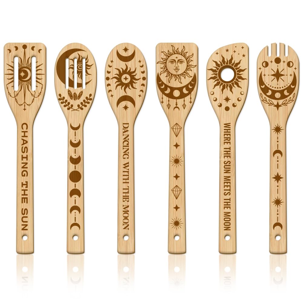 Spatule en bambou et cuillères gravées : le coffret idéal pour offrir aux passionnés