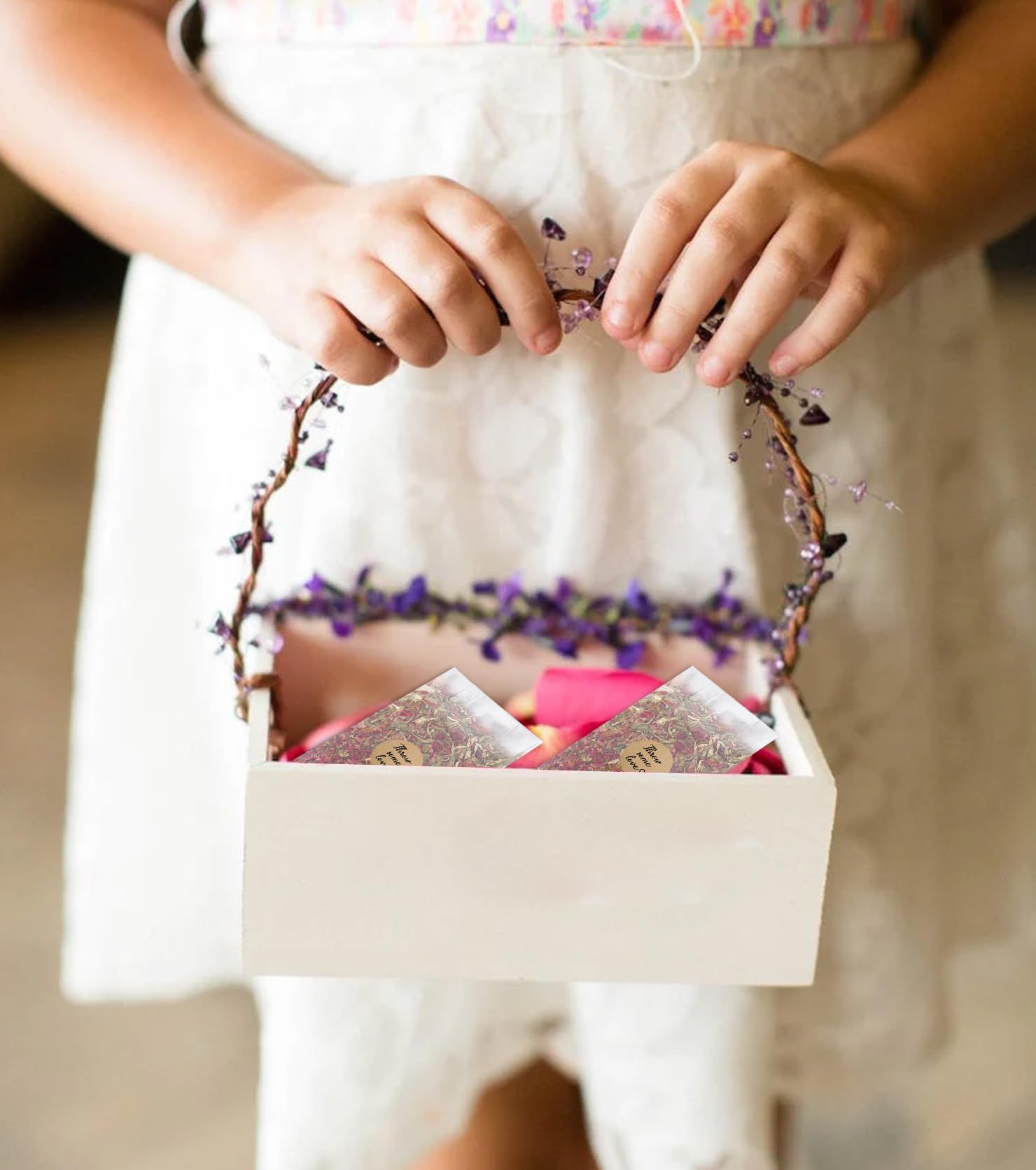 Confeti Natural Biodegradable Para Bodas - Paquetes De Pétalos Secos Flutterfall - Personalizables