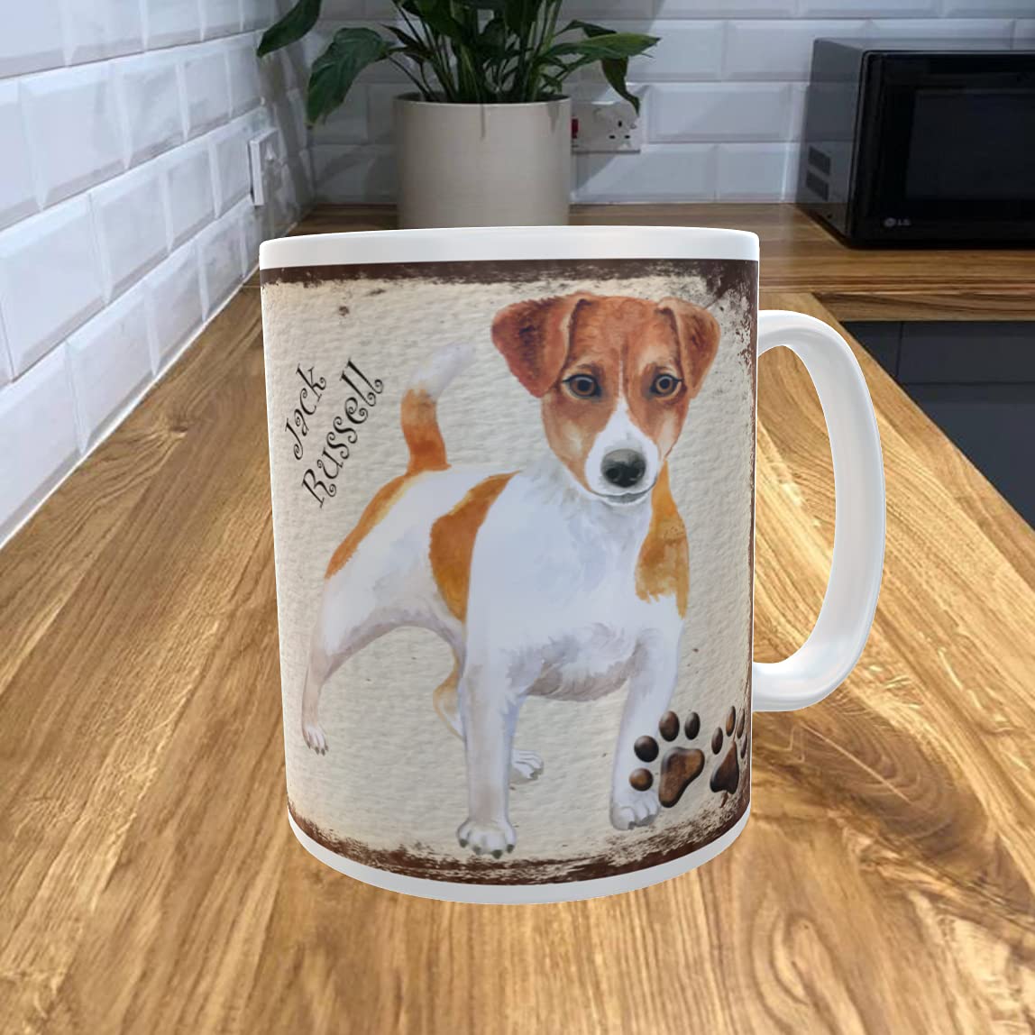 Shawprint Limited Jack Russell 11oz Coffee Mug My Dog's Rules Theme 247DRMUG