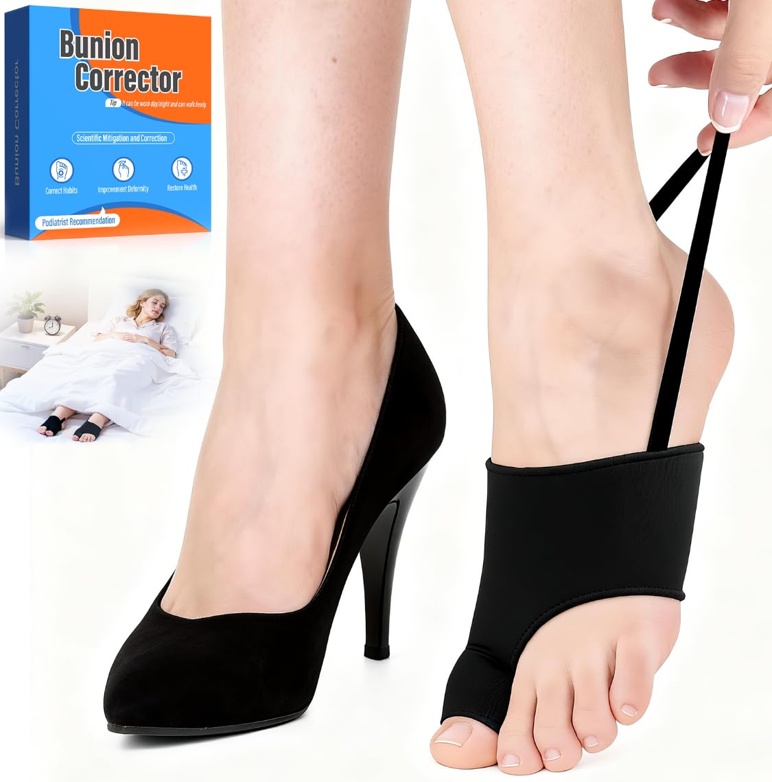 Photo 1 of QCCL Bunion Corrector Toe Alignment Corrector Big Toe Straightener 10
