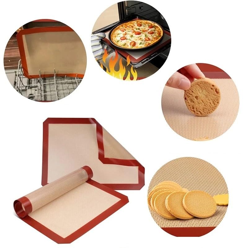 Alfombrilla de silicona for amasar, almohadilla multiusos for Pizza, pastel, barbacoa, utensilios cocina for hornear, accesorios, 1 Uds(40x60cm)