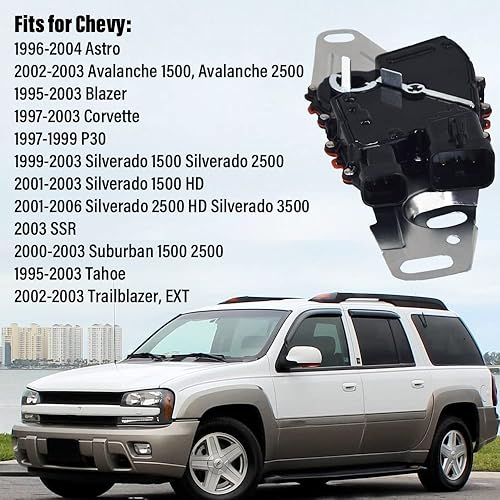 Miniatura 4 de Interruptor de posición neutra y lámpara de respaldo para Chevy Cadillac GMC Escalade Astro Silverado 3500 Sierra1500 Envoy Yukon H2 reemplaza