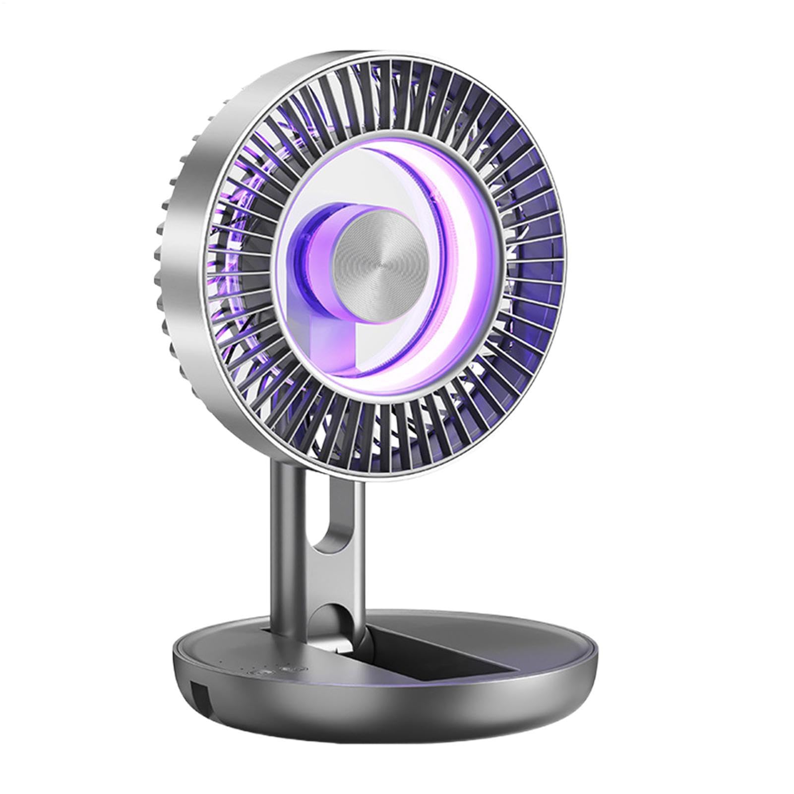 Ventilatore USB Da Scrivania 5 Velocità Ventilatore Silenzioso Pieghevole