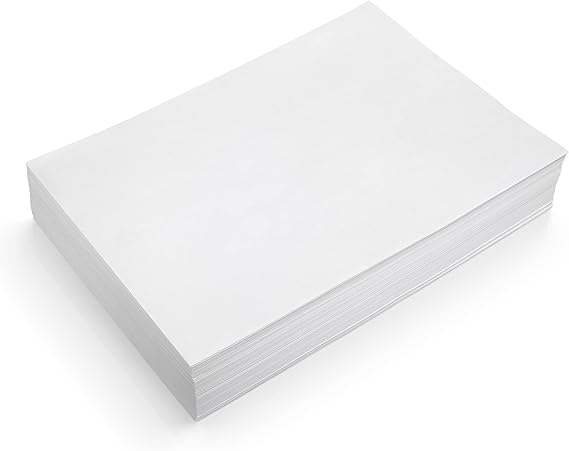Premium Weight 32lb Bond White 4 x 6 Sheets - Note Paper Memo Sheets (100 Sheets)