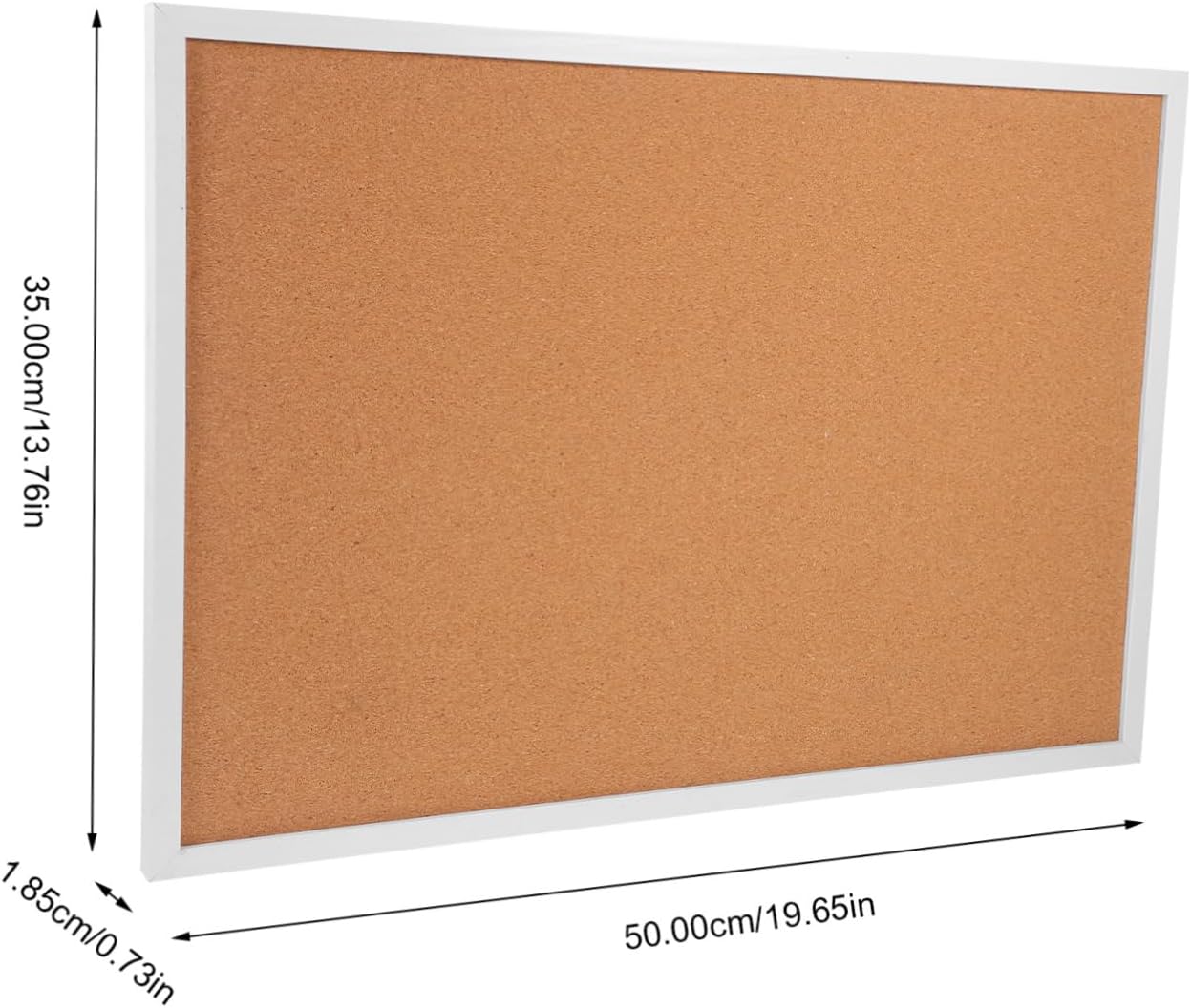 ORFOFE 1set Framed Cork Bulletin Board for Photos Notes Memos Display Board for Office and Room Thick Design for Easy Pinning Creative Photo Wall Decor