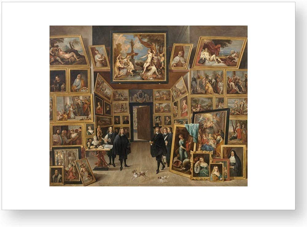 Official Reproduction of the Prado Museum "Archduke Leopoldo William in his painting gallery in Brussels"