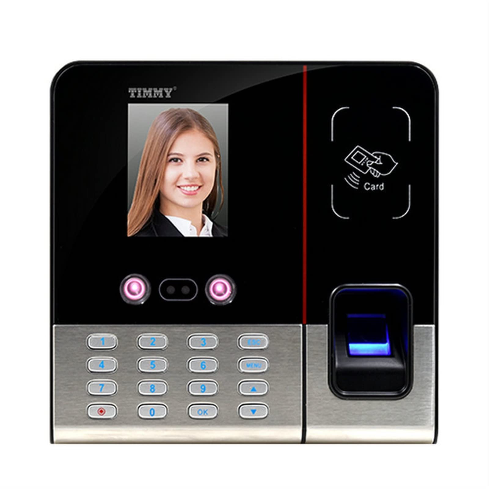 Pointeuse horaire reconnaissance du visage WiFi TM-F630 EDEDE IA autonome