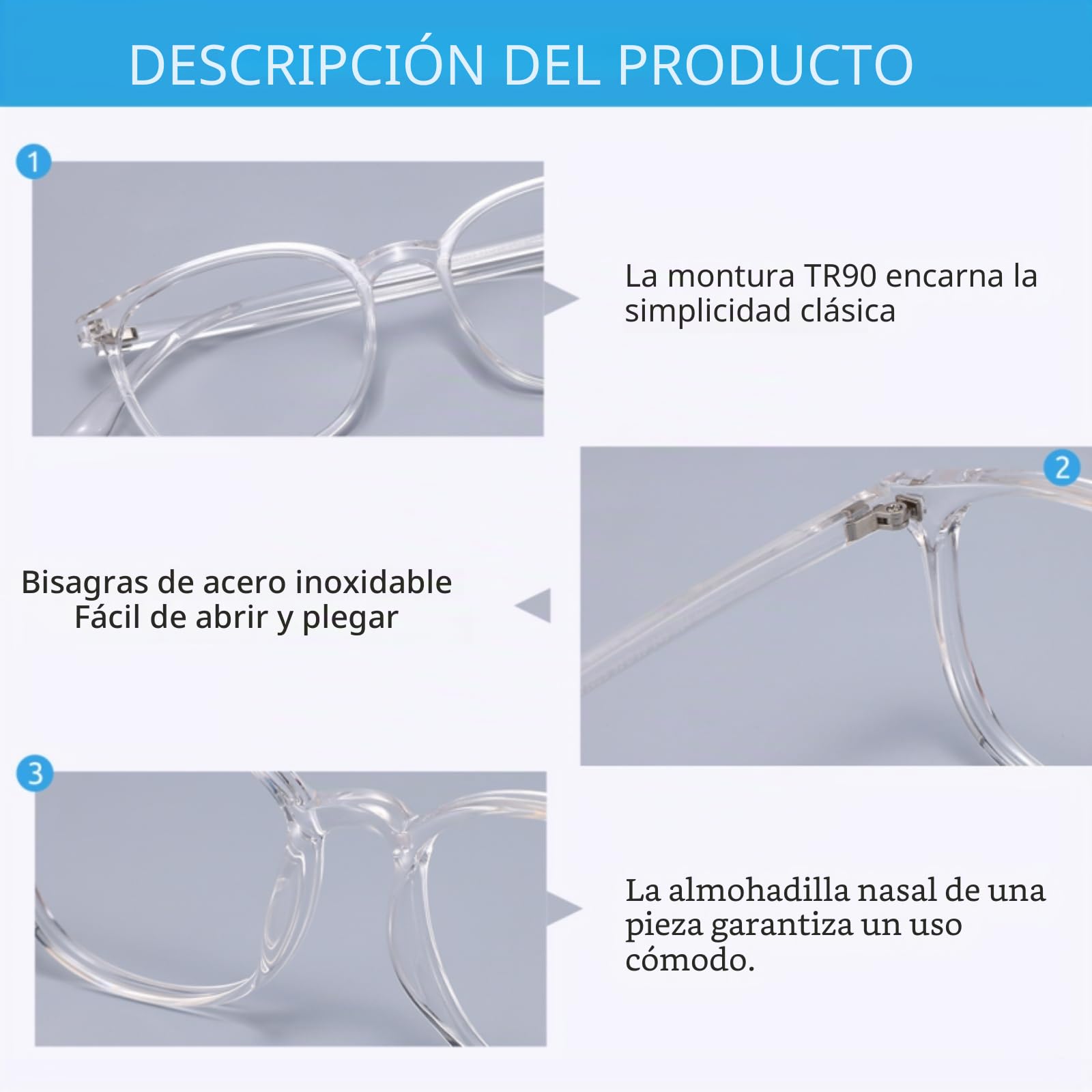 Firmoo Gafas Luz Azul para Mujer Hombre, Gafas Filtro Antifatiga Anti-luz Azul y contra UV400 Ordenador de Gafas Montura TR90 para Protección los Ojos
