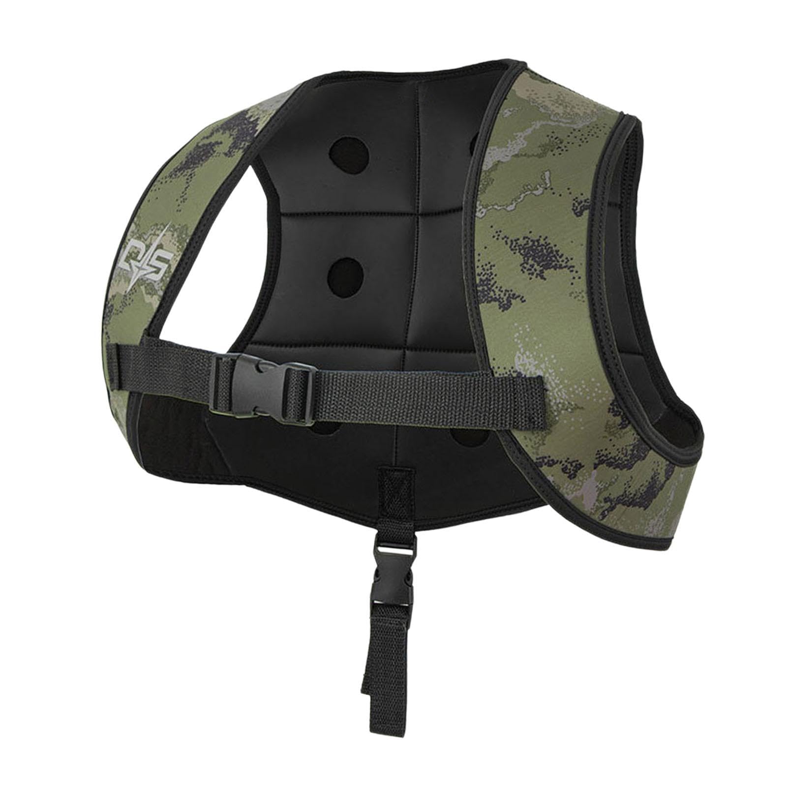 QSTDGVPW Neoprene Diving Weight Vest for Freediving And Fishing Activities for Men And Women, S Or M
