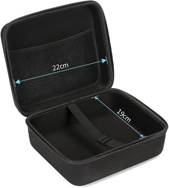 JSVER Schutzhülle für Meta Quest 3/Quest 2/Oculus Quest/Oculus Go,Eva-Hartschale für Reisen Aufbewahrung Transporttasche für Quest 3 Virtual Reality Kopfhörer Gamepad Spiel Controller Kit - 5