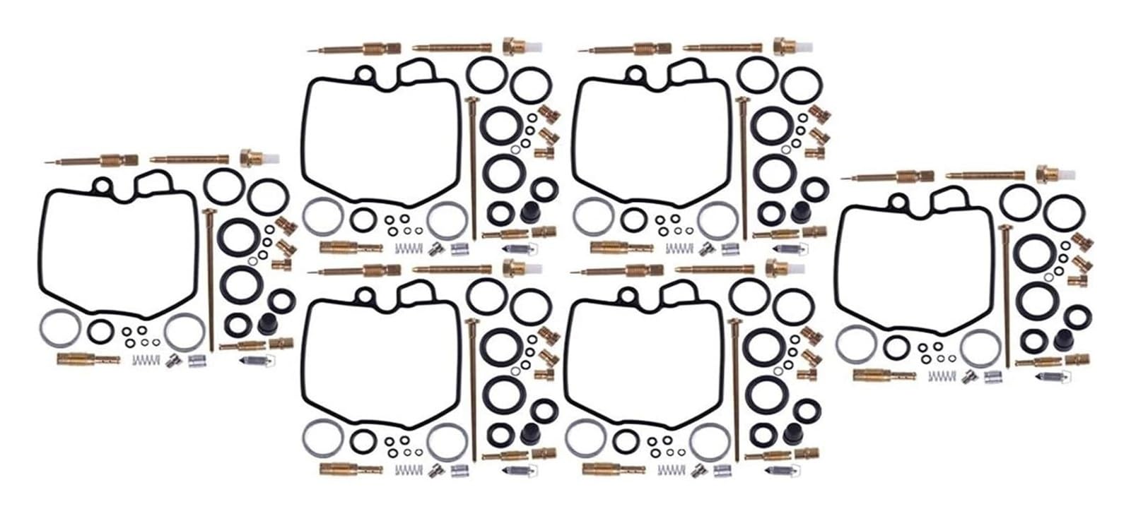 Kit De Reparación Y Reconstrucción Carburador Motocicleta para CBX 1000 1978-1983 Pro Link 1981-1983 Incluye 6 Juegos Juntas Diafragma Carburador de Motocicleta