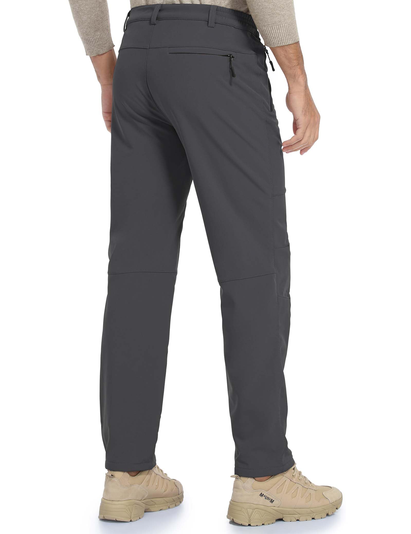 HFDWYJ Pantaloni Trekking Uomo Invernali Impermeabile Pantaloni Uomo per attività All'aperto da Sci Neve Arrampicata Escursionismo Caldo