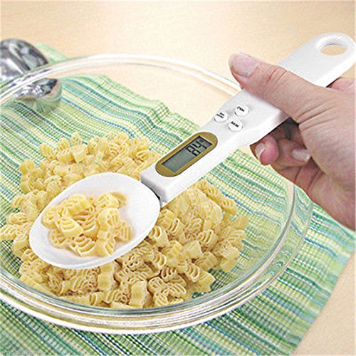 Generic White Electric Spoons 300g Digital Kitchen Lab Electronic