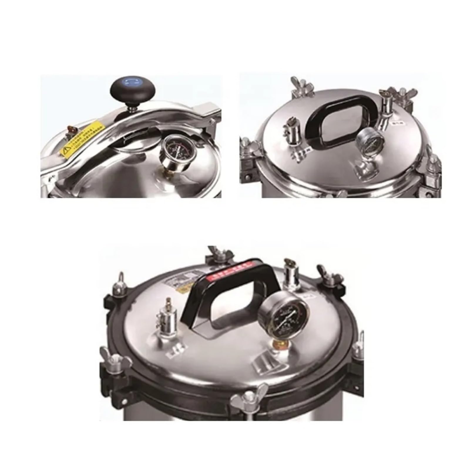 Esterilizador de vapor de alta temperatura para laboratorio (24 L) - Autoclave portátil con pantalla LED, eficiente y rápido.