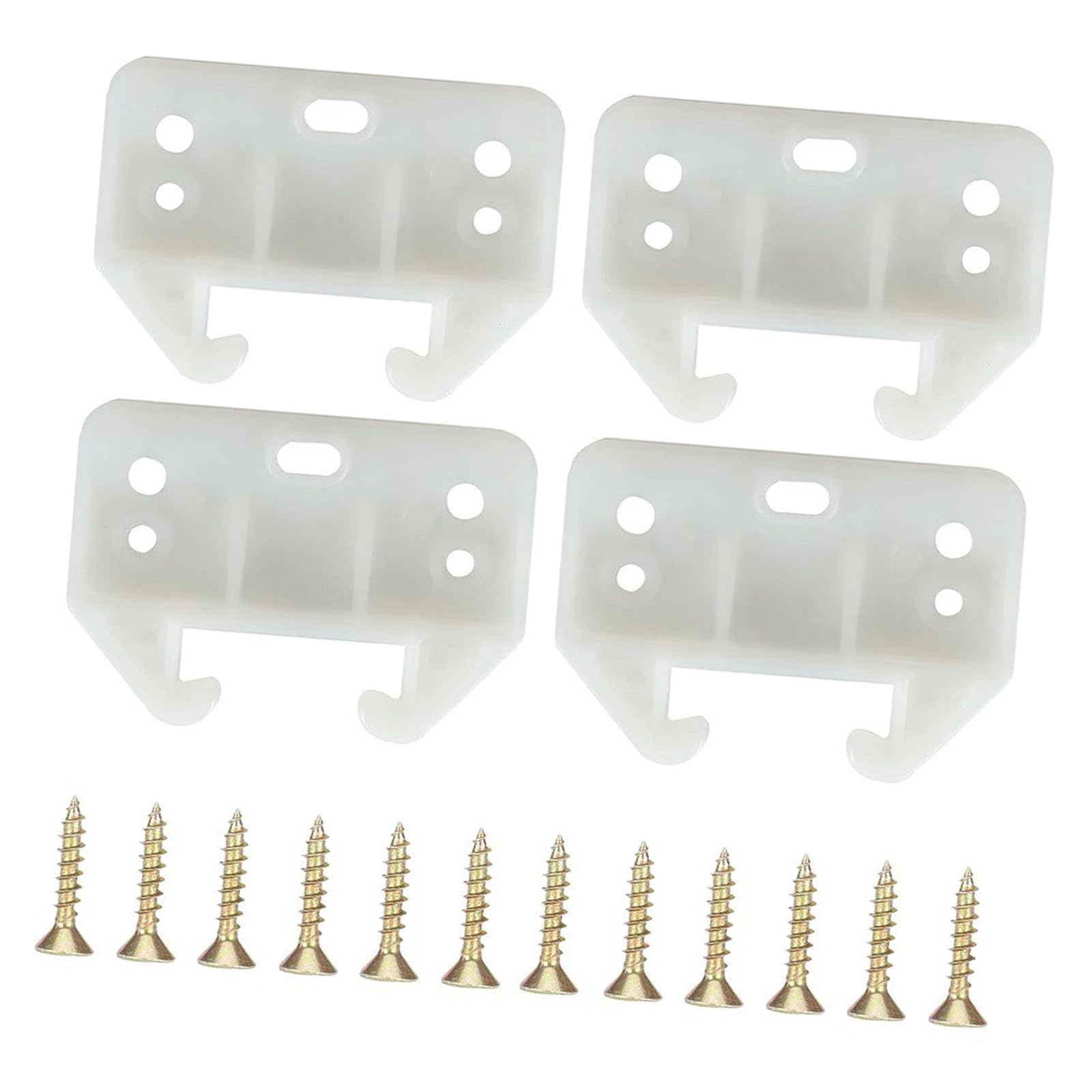 Drawer Slide Rails Replacement Quiet Sliding Track Guides for Cabinet Furniture Hardware Home & Drawer Guides Replacement