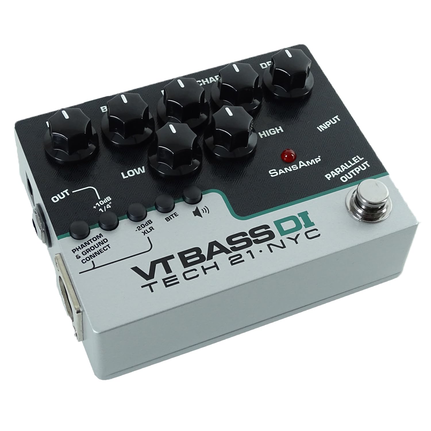 SansAmp Character VT Bass DI Preamp Effektpedal + keepdrum Netzteil