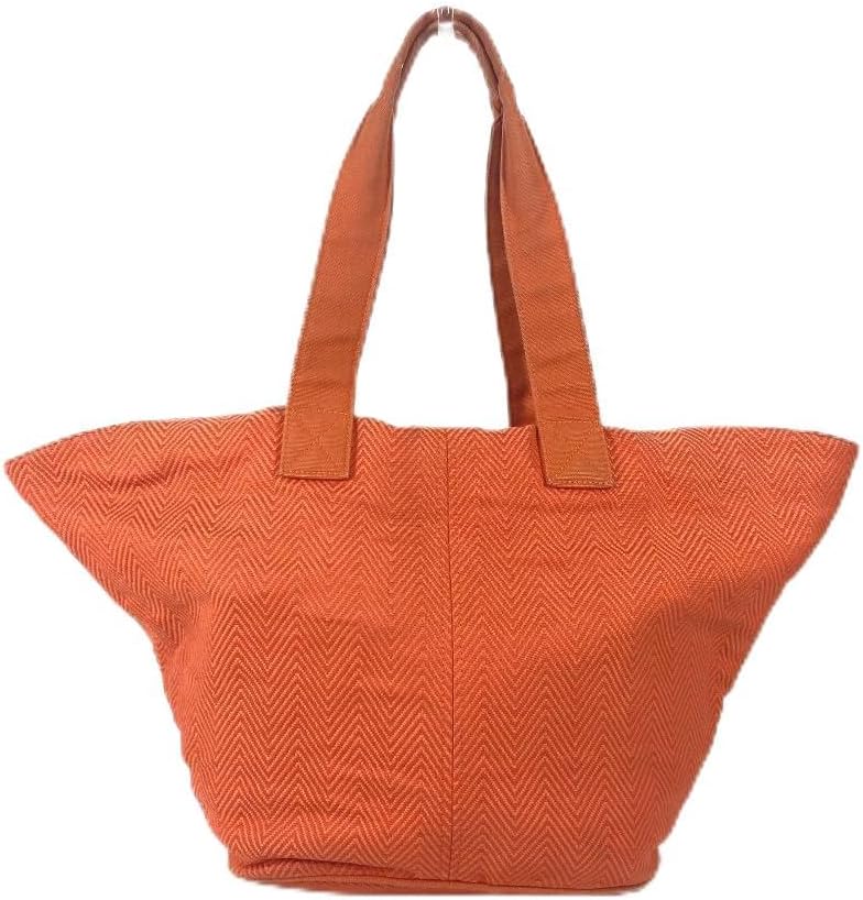 【廃盤・良品】 エルメス パニエドプラージュ PM オレンジ トートバッグ HERMES エルメス パニエドプラージュPM トートバッグ キャンバス