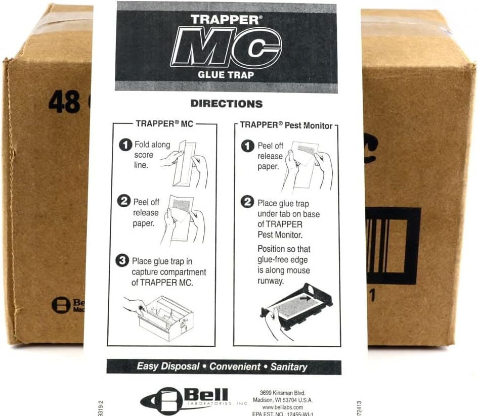 Bell Labs - Trapper MC Glue Boards - 48 Boards (case)