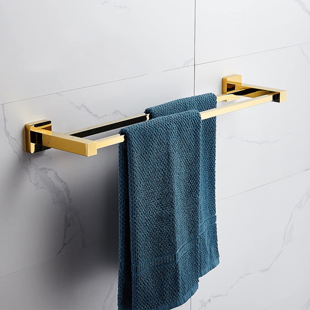 Barre à serviettes en laiton massif au motif renne chic pour salle de bain