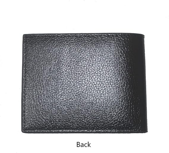 Slim Wallet for Men with Money Clip, Minimalist Bifold Mens Wallets with Credit Card Holder, PU Leather Men's Wallet with Zipper Coin Purse, Carteras Para Hombres (Black)
