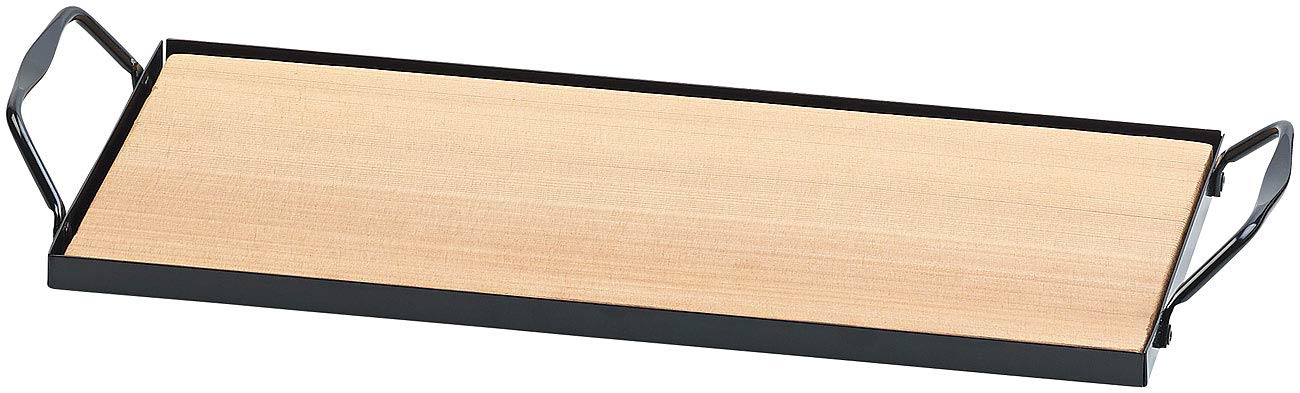 Rosenstein & Söhne Ensemble de 4 Planches à Fumer en Bois de cèdre avec 2 plaques en métal