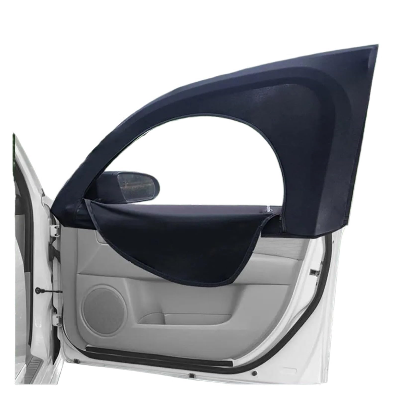 Rideau Voiture 1 Paire de Pare-Soleil Voiture ultimes, Couverture intégrale des vitres, Conception multifonctionnelle avec Fermeture éclair, latéral