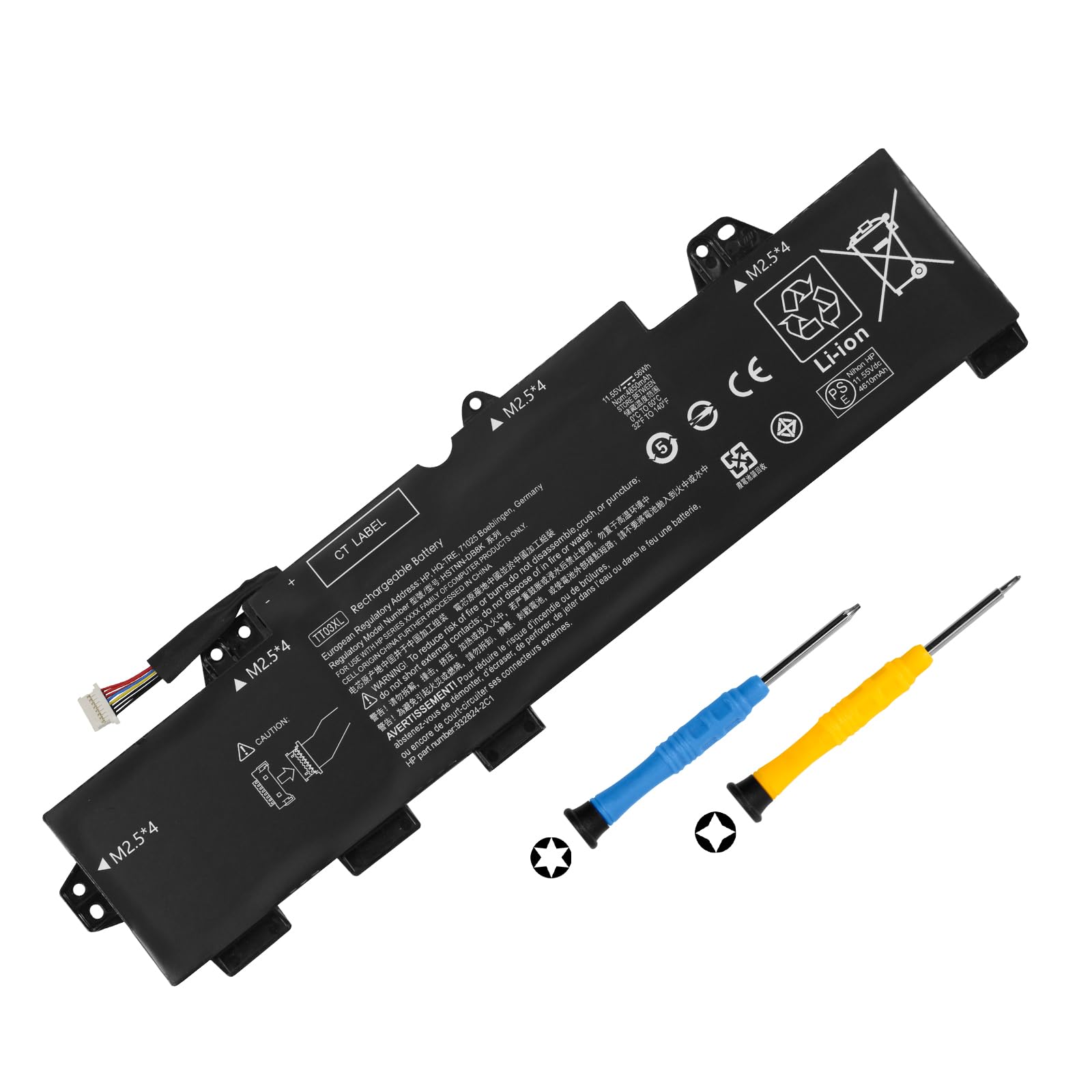56Wh TT03XL TT03056XL-PL Batteria per HP EliteBook 755 G5 EliteBook 850 G5 G6, ZBook 15U G5 15U G6 Mobile Workstation Series TT03XL-BTI HSN-I13C-5 HSN-113C-5 HSTNN-LB8H HSTNN-DB8K Notebook Battery
