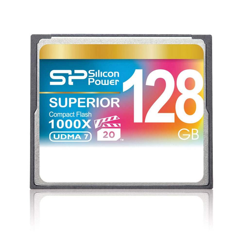 ●Silicon Power　SP128GBCFC1K0V10 [128GB] Silicon Power Compact Flash Card 128GB 1000X Superior CF