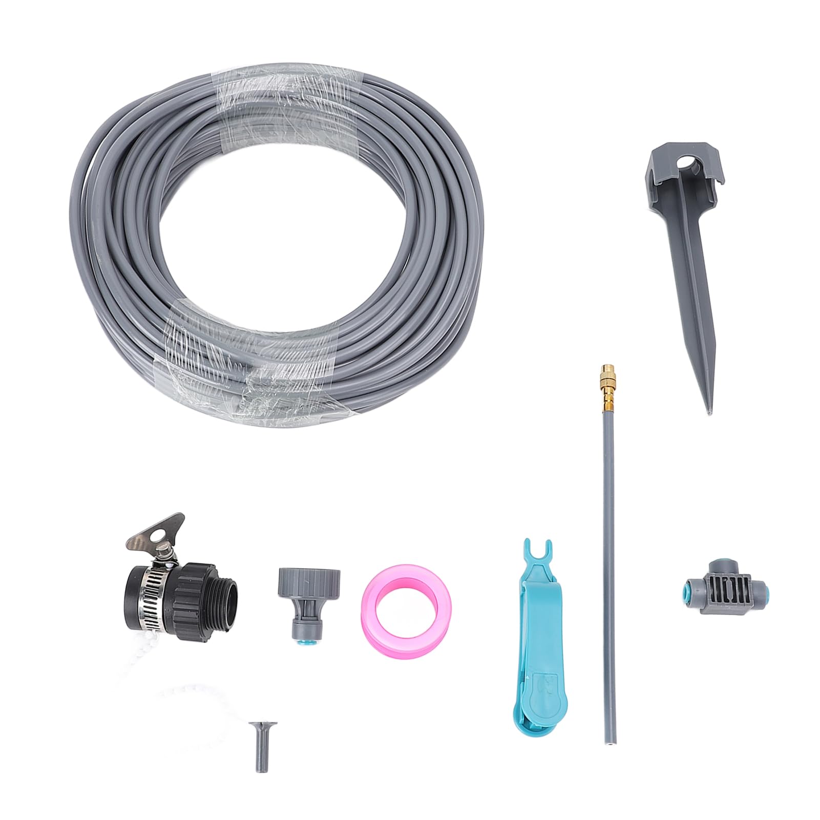 di nebulizzazione per irrigazione da giardino Kit di irrigazione per irrigazione in PE in lega di alluminio a lunga durata Prato per piante in serra