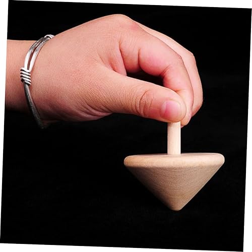 6pcs Boys and Girls Painted Gyro Toy Gyroscope Toy Spinning Tops for Boy Girl Wooden