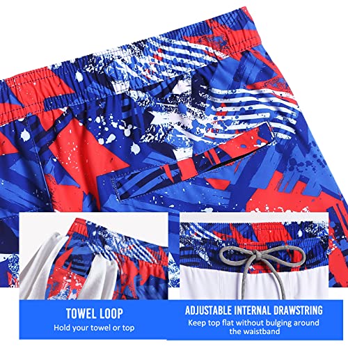 Image of maamgic Mens Workout Shorts 2 in 1 Stretch 5 inch / 7 inch Gym Shorts Running Shorts with Compression Liner Zip Pocket