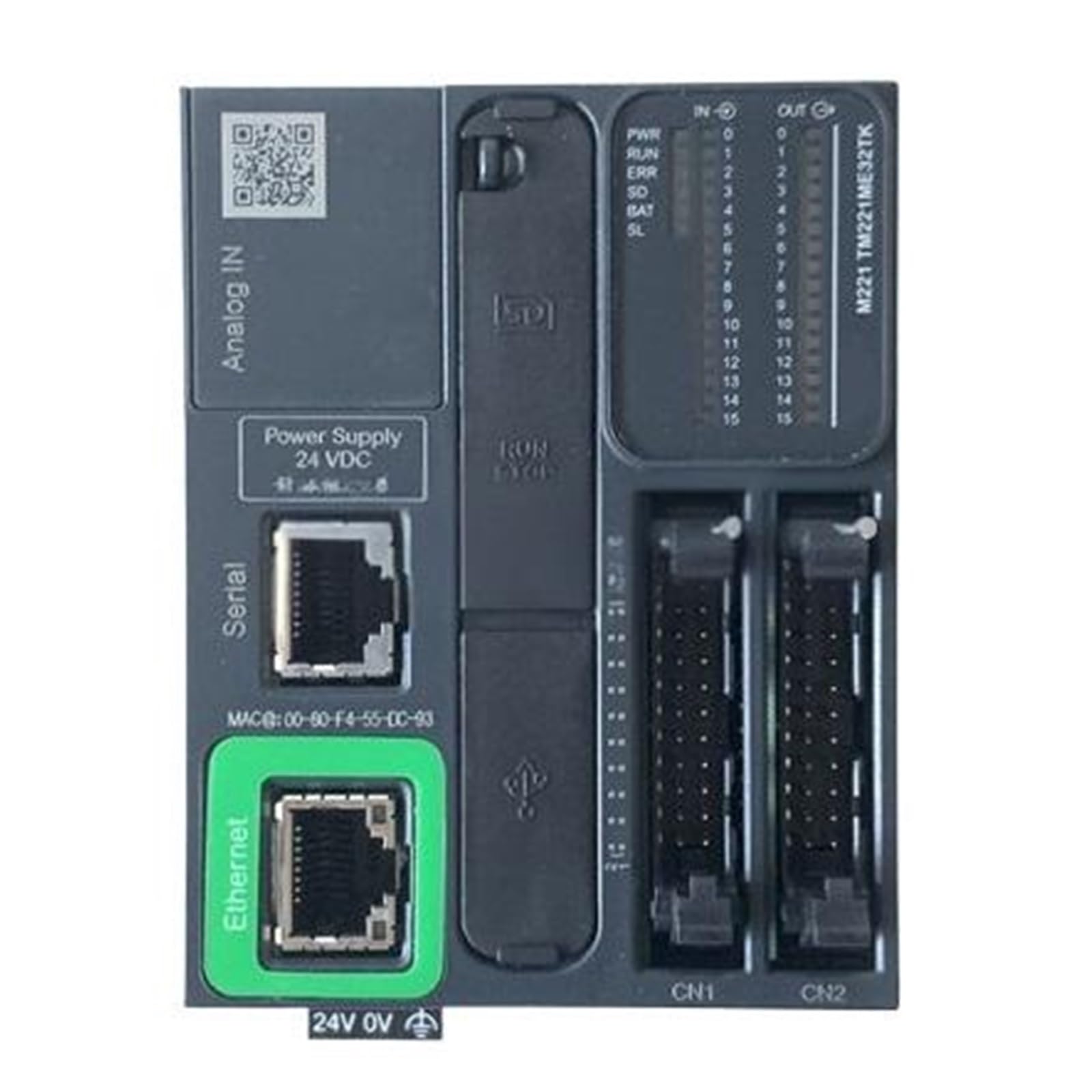 TM221ME32TK contrôleur logique avec port Ethernet et 32 E/S ultra rapides