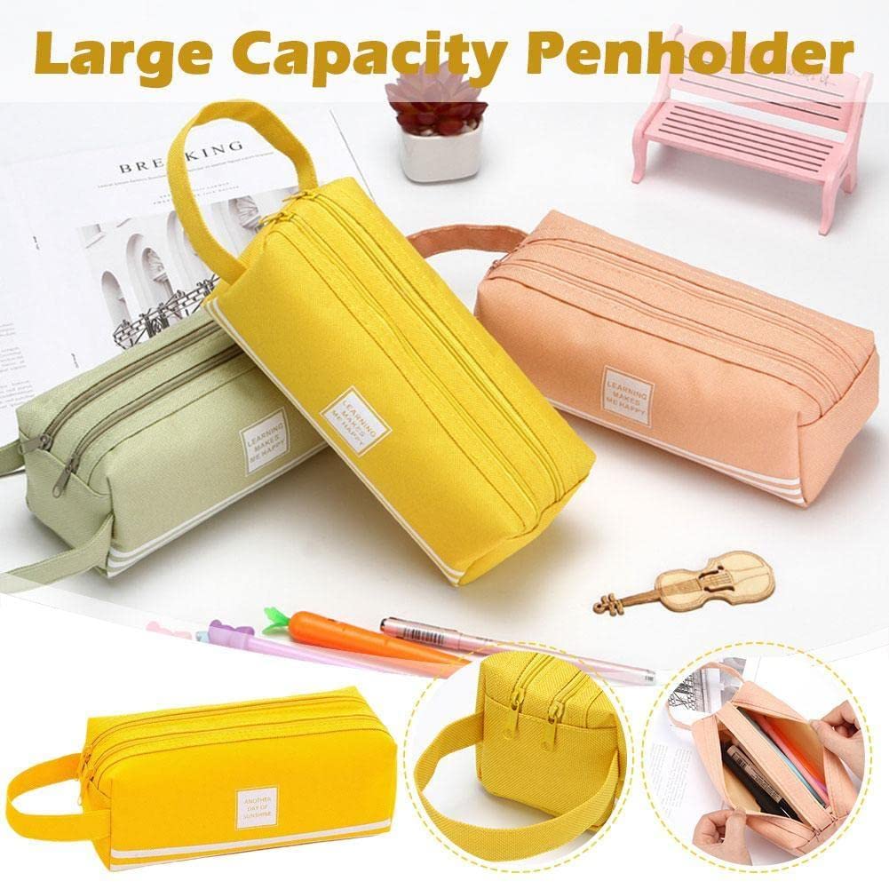 Estuche Grande CLLC Con Múltiples Compartimentos, Bolsa Para Lapices De Gran Capacidad Para Ninos Y Adolescentes Organizador Oxford Para Utiles Escolares Estuche Para Boligrafos Y Neceser De Maquil