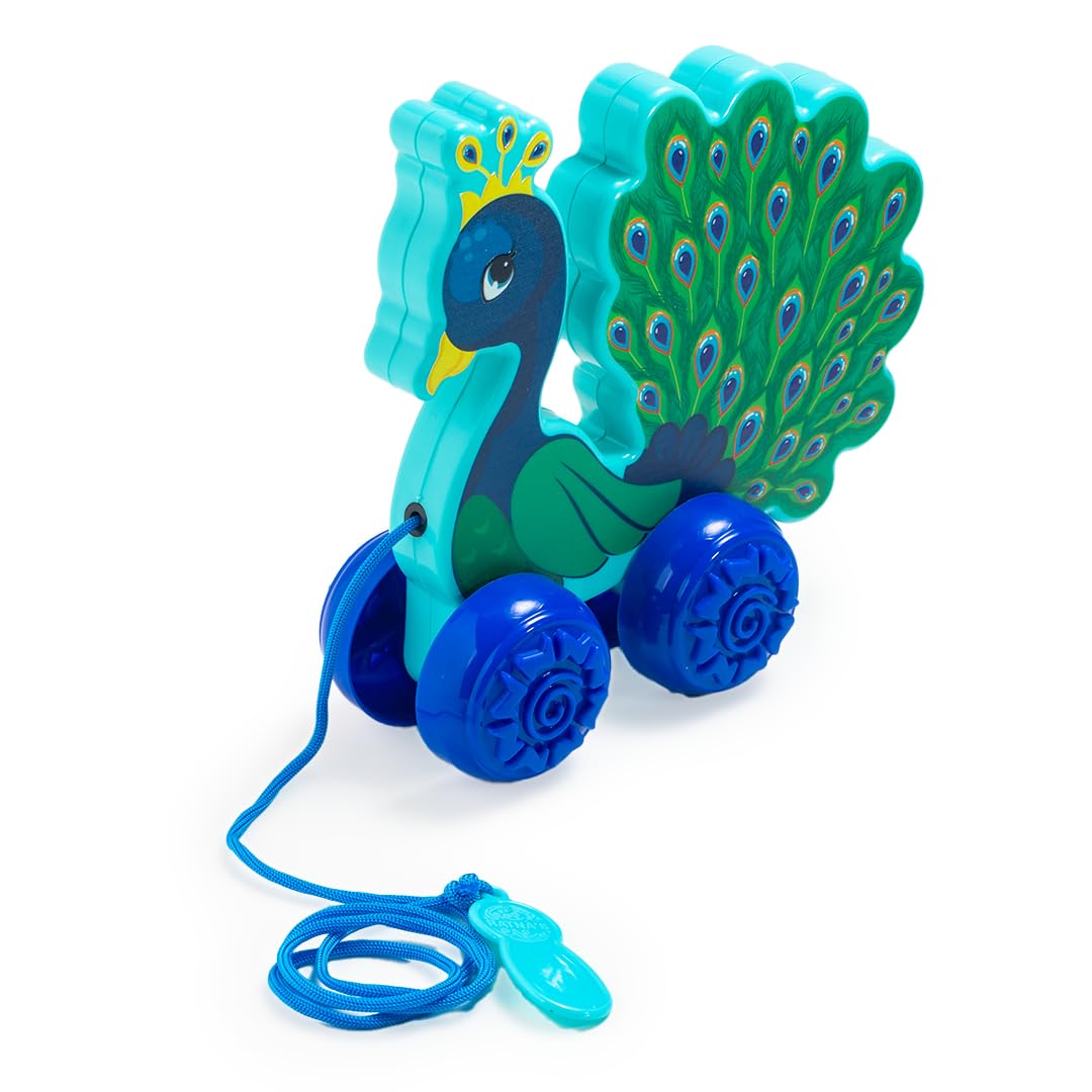 See full amazon price history chart for Ratnas Pearl The Peacock Pull Along Toy, Encourages Walking, Rattling Sound, 12 Months & Above, Infant and Preschool Toys Ratnas Pearl The Peacock Pull Along Toy, Encourages Walking, Rattling Sound, 12 Months & Above, Infant and Preschool Toys (B0CKLQS146) Amazon Price History, Amazon Price Tracker