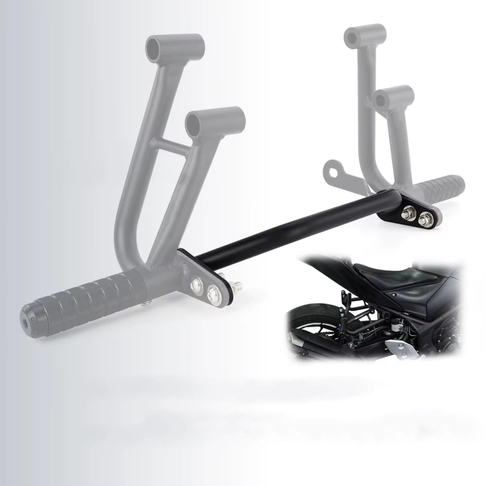 Barra Protección Lateral Compatible Con Yamaha Para MT-03 2020-2024 Motocicleta Stunt Sub Cage Clavijas Pie Traseras Para Pasajero Barra Choque Protector Motor