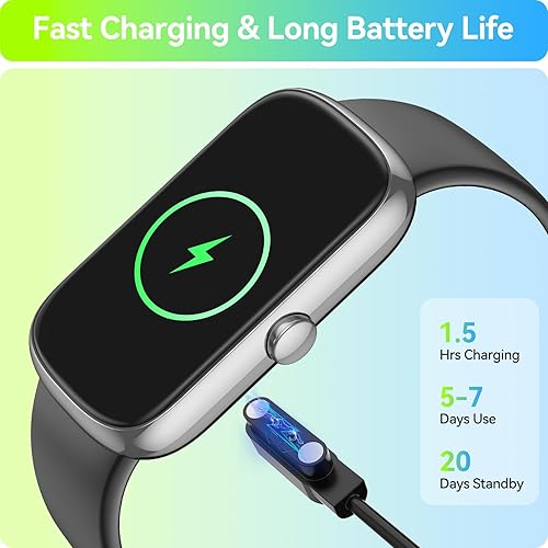 Miniatura 6 de anyloop Rastreador de actividad física con monitor de sueño de oxígeno en sangre y frecuencia cardíaca, IP68, impermeable, podómetro, relojes de