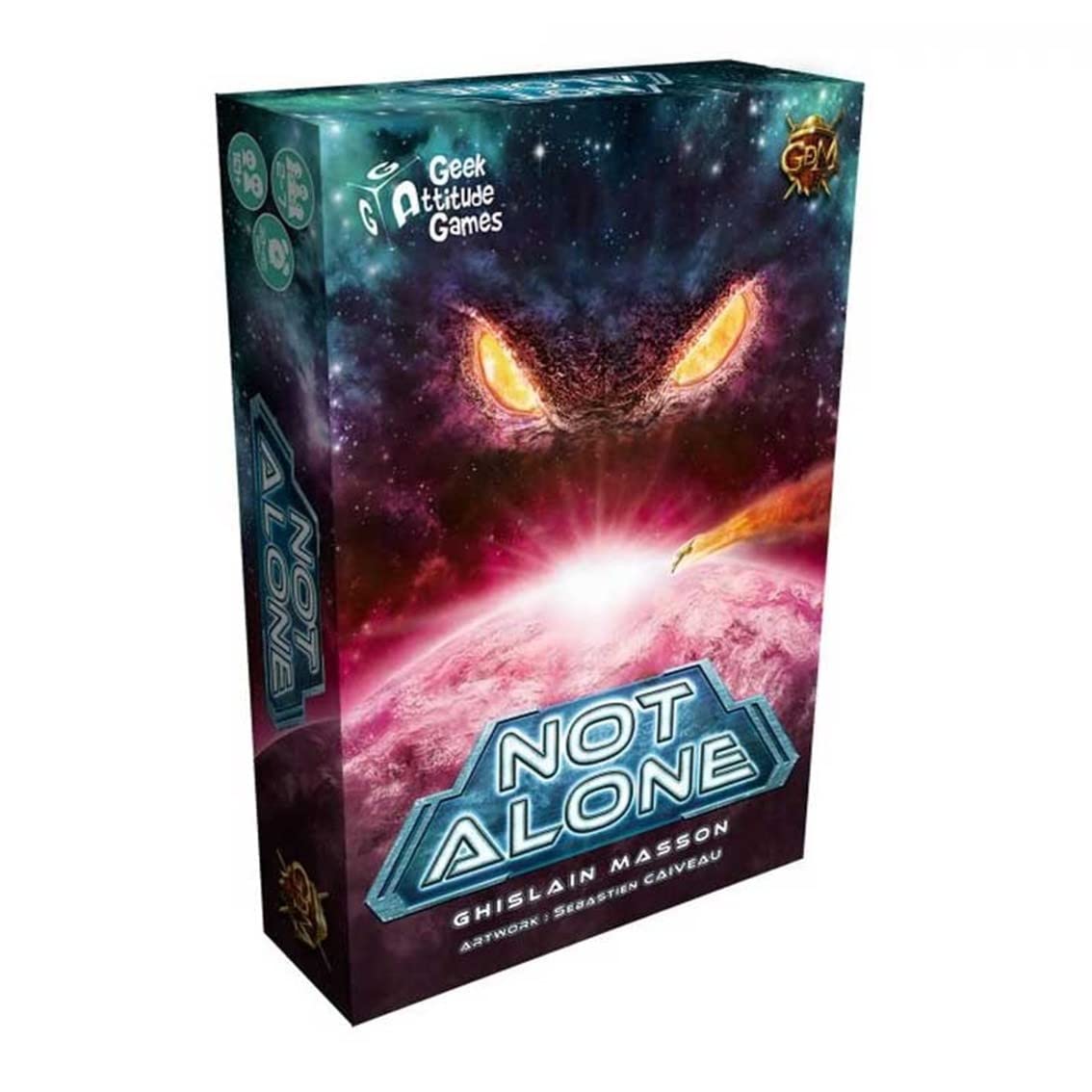GM GamesGDM - Not Alone - Board Game - Strategy and Deduction Game - from 2 to 7 Players - From 10 years. 45 min.
