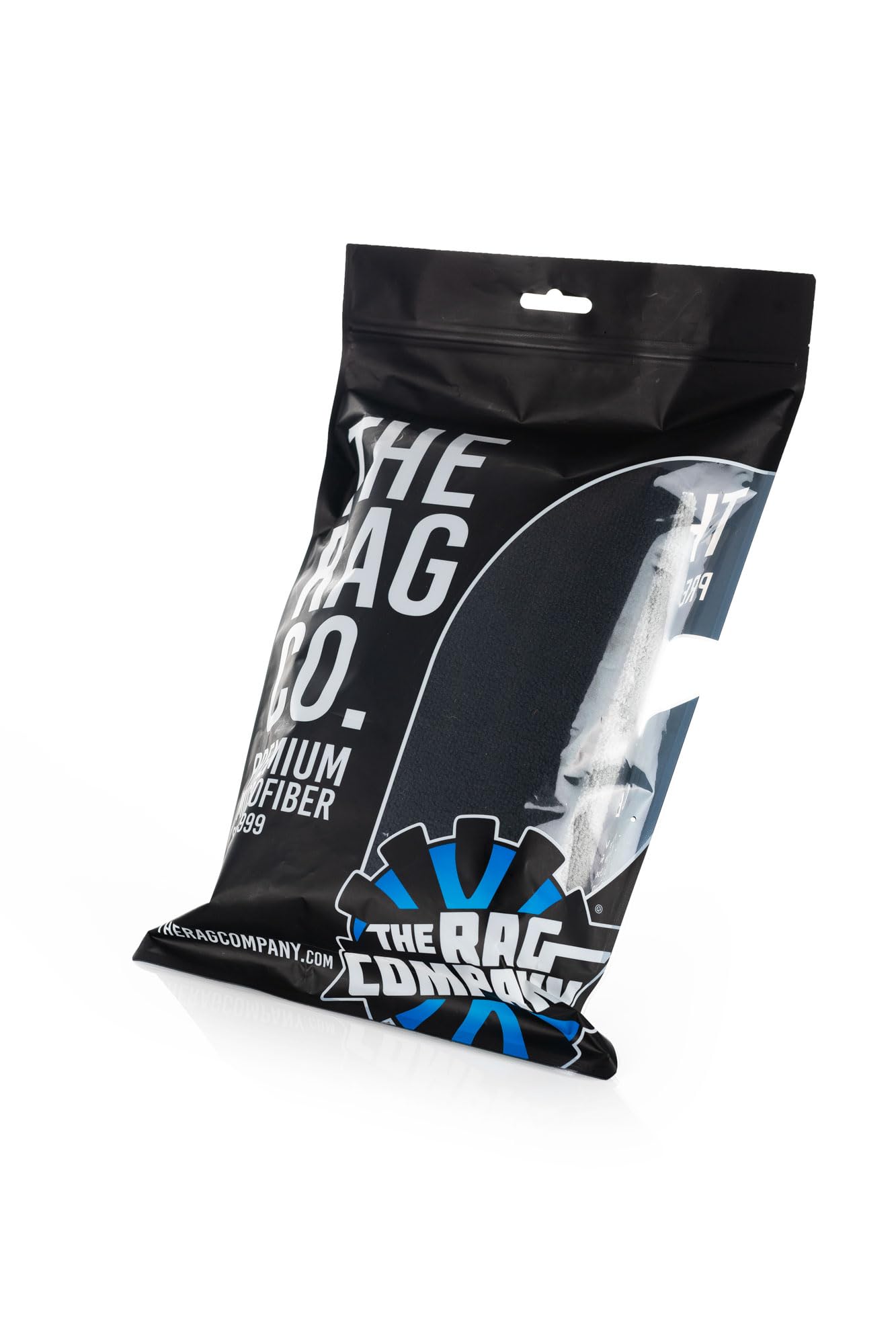 The Rag Company - Asciugamano da spa e yoga - Palestra, esercizio, fitness, sport, ultra morbido, super assorbente, in microfibra di alta qualità, 365 g/m², 40,6 x 68,6 cm, bianco + grigio ghiaccio +
