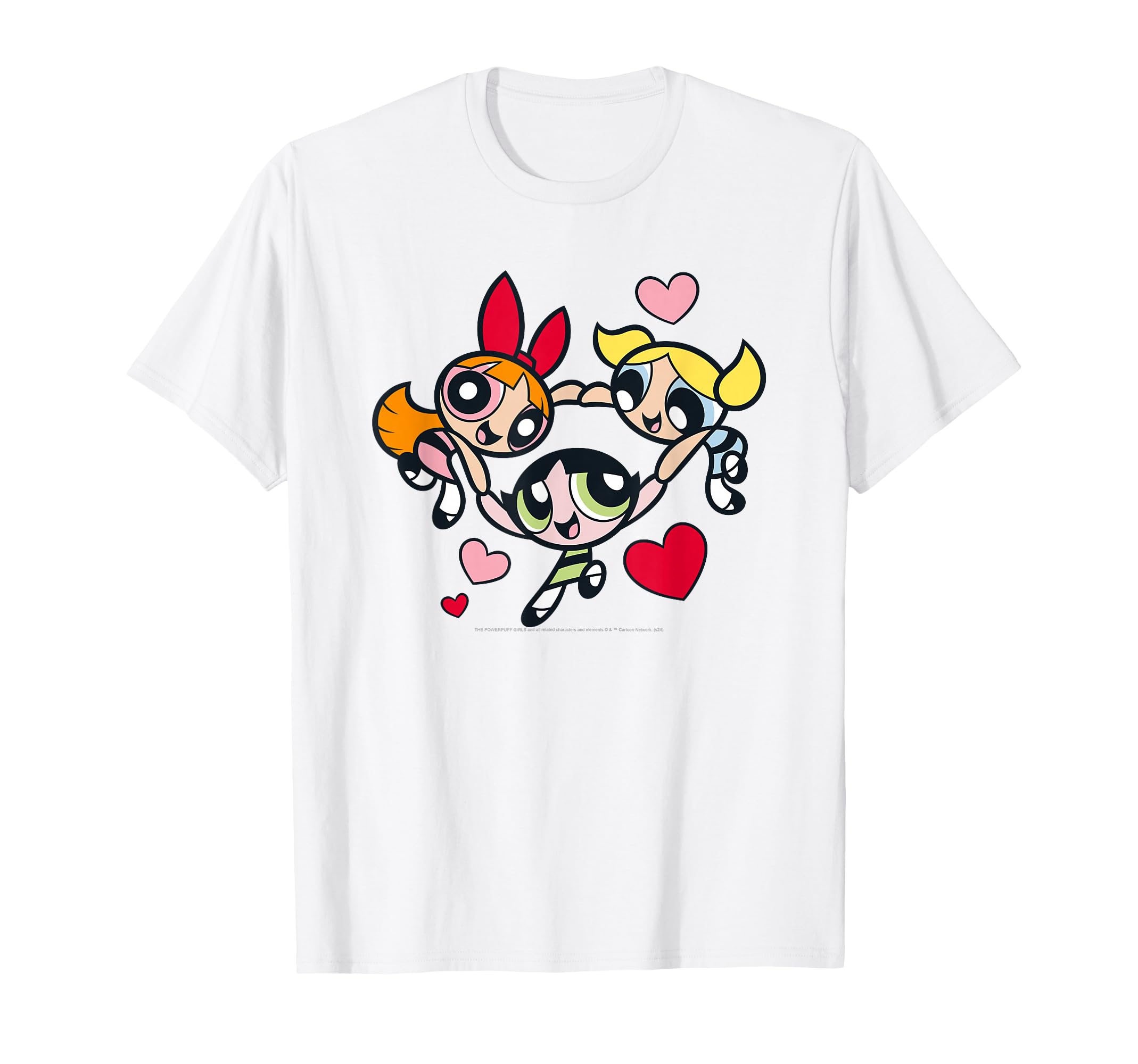 Powerpuff Girls Hearts Circle T-Shirt
